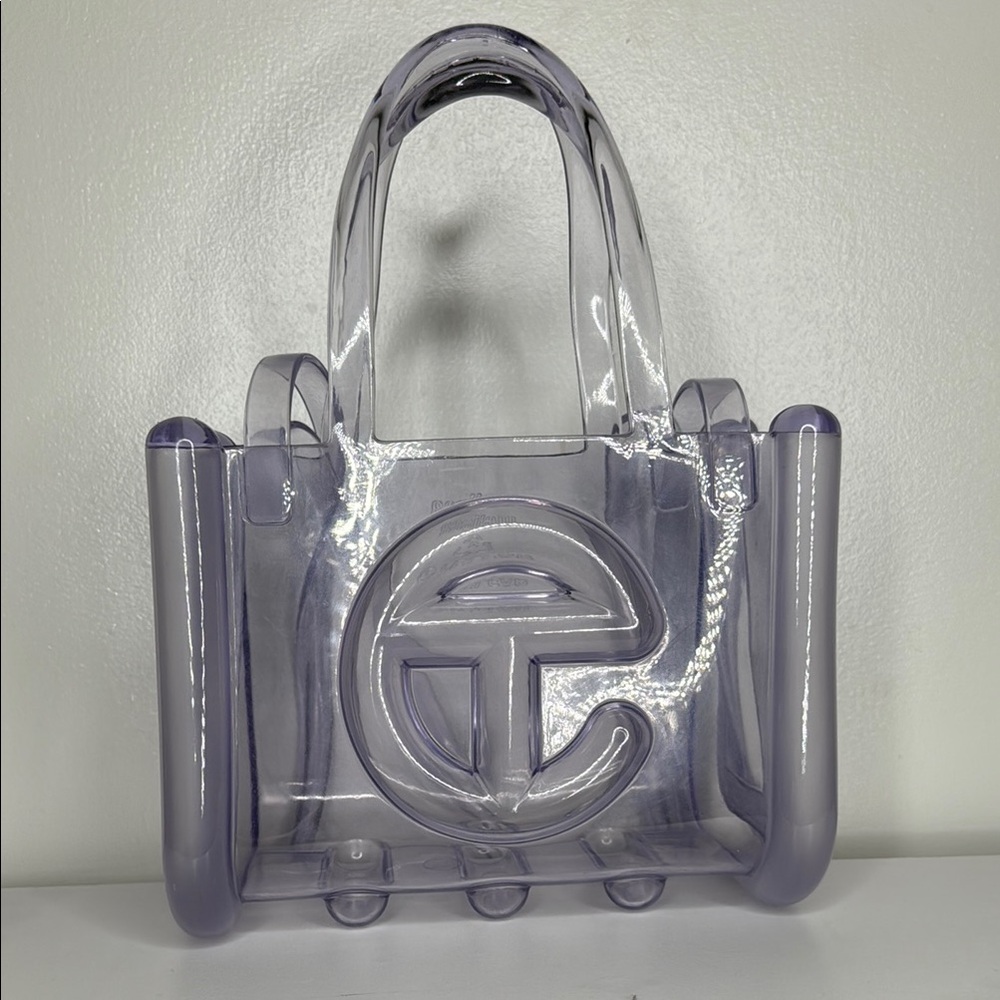 Telfar Clear PVC small shopping tote